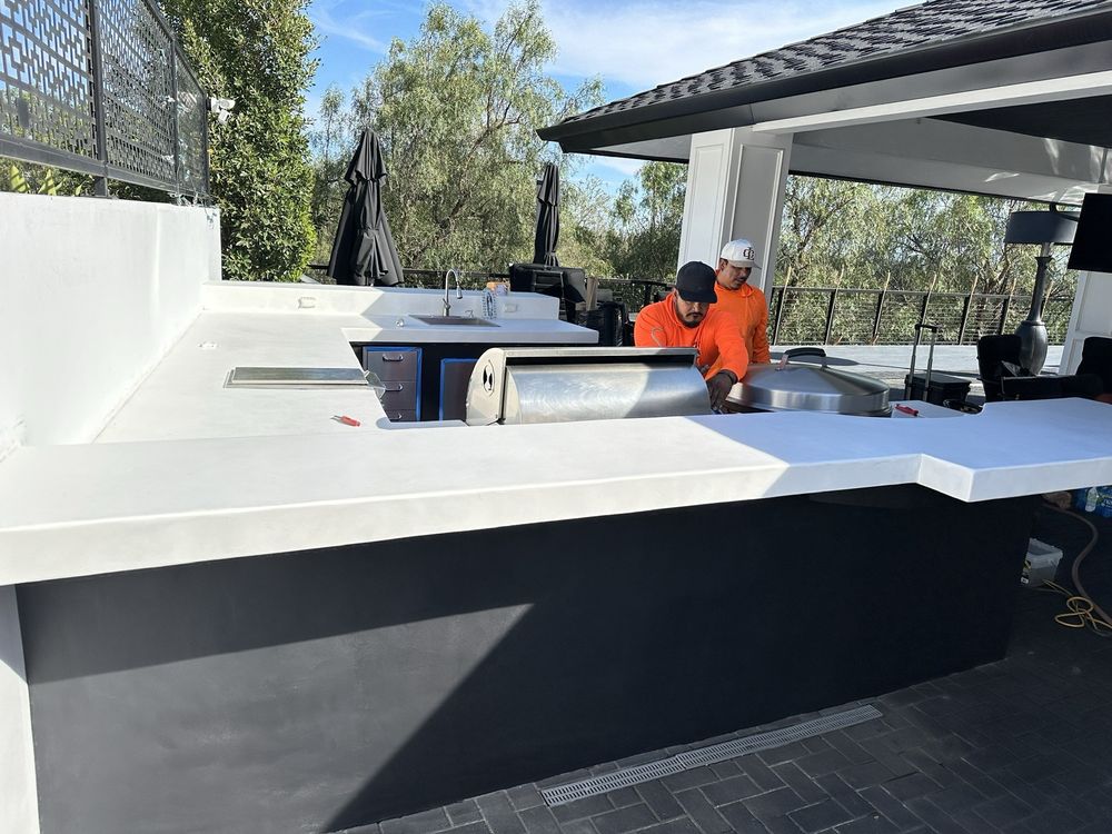 Smooth finish — completed exterior